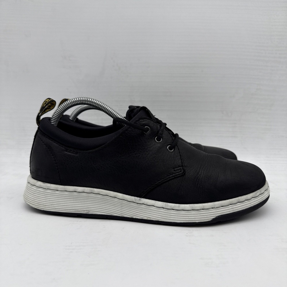 Dr. Martens Solaris Black Leather Sneaker Unisex US M 8/W 9 Casual Shoes Lace Up